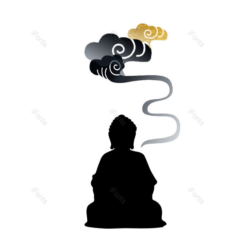 黑金色图片,剪影元素,PNG,免抠素材